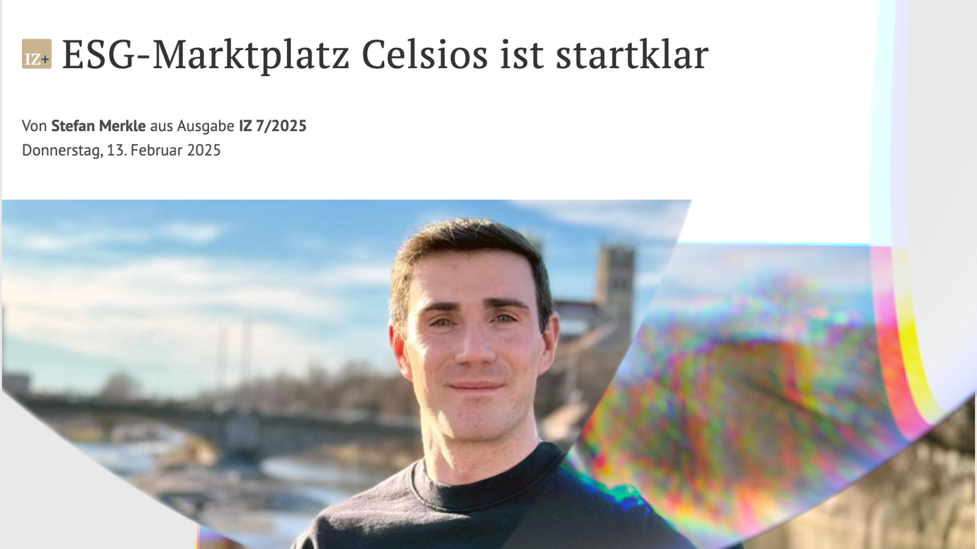 Immobilien Zeitung in de schijnwerpers: Celsios lanceert decarbonisatie-marktplaats